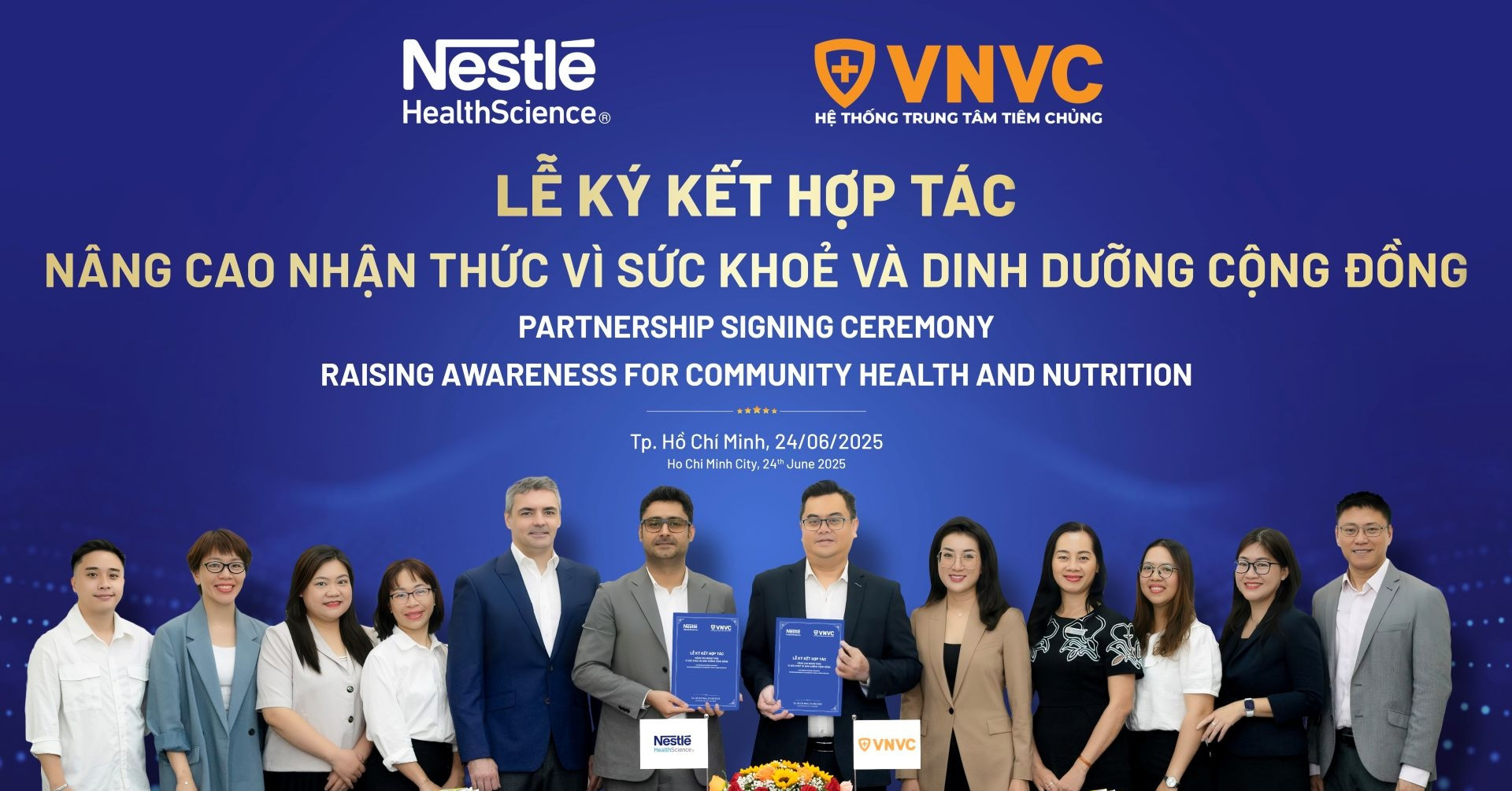 VNVC hợp tác thương hiệu dinh dưỡng hàng đầu châu Âu, nâng tầm sức khỏe Việt