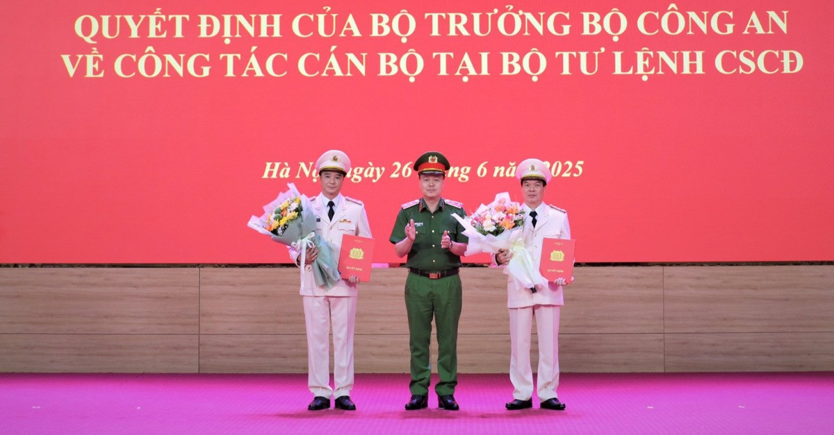 Phó Giám đốc Công an Tuyên Quang, Hòa Bình cùng được bổ nhiệm làm Phó Tư lệnh CSCĐ