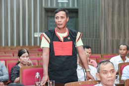 Người có uy tín ở Khánh Hòa chia sẻ tâm tư với lãnh đạo Bộ Dân tộc và Tôn giáo