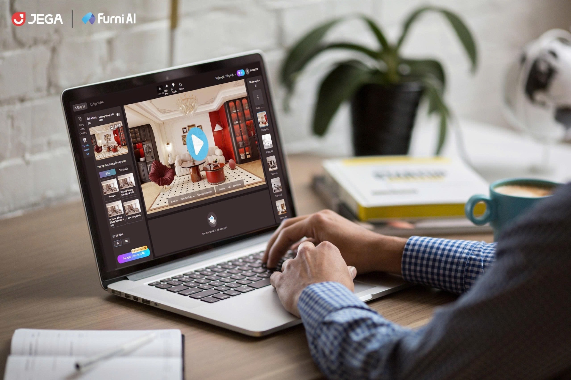 JEGA Việt Nam trình làng ứng dụng lên ý tưởng nội thất 3D trong 60 giây