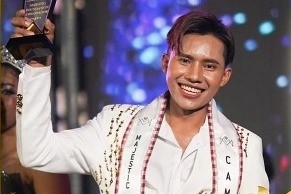 Lai Thai 'lột xác' sau phẫu thuật thẩm mỹ, vào top 5 Nam vương Campuchia