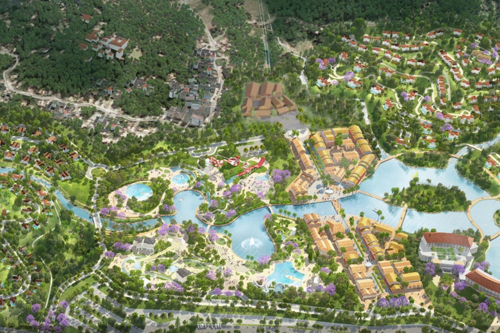 Sun Group khởi công Tổ hợp nghỉ dưỡng khoáng nóng hơn 21.000 tỷ đồng ở Hòa Bình
