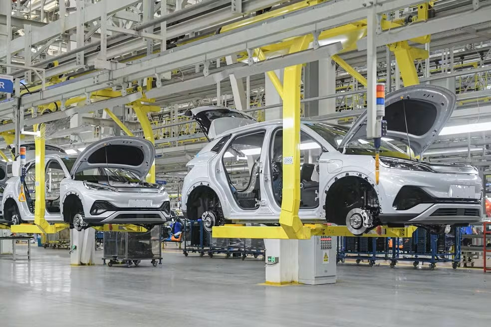 Xe điện BYD tồn kho lớn nhất Trung Quốc