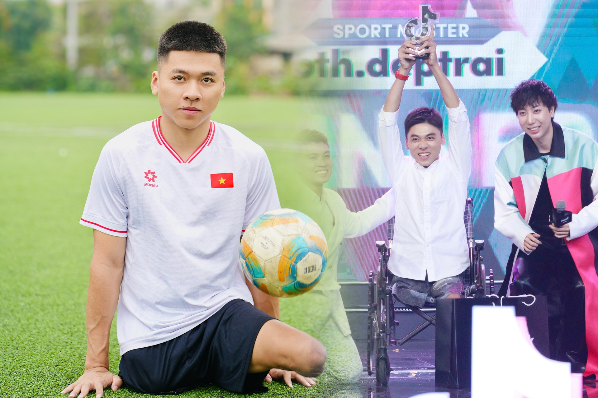 'Chàng trai không chân' chinh phục bơi lội, gây sốt triệu view trên TikTok