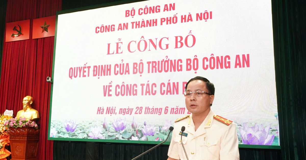 Đại tá Lê Văn Tuân được bổ nhiệm giữ chức Phó Giám đốc Công an TP Hà Nội