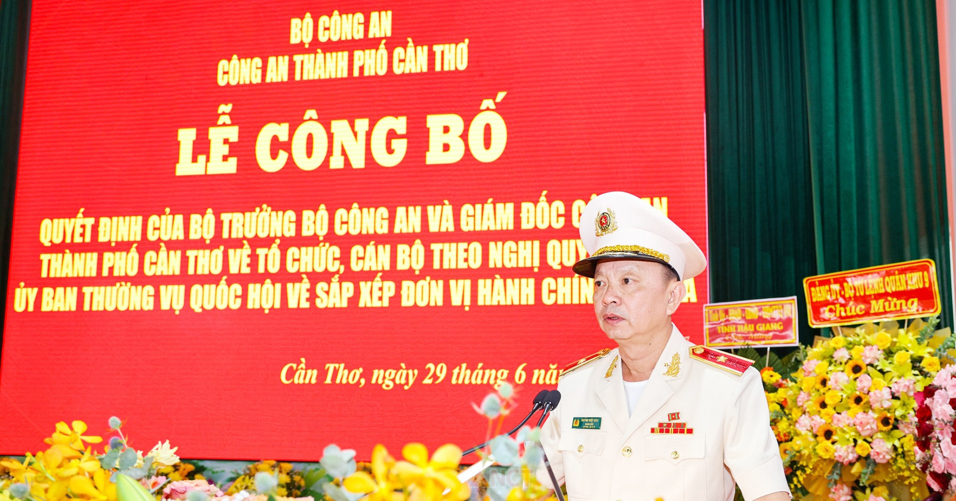 Chân dung giám đốc và 9 phó giám đốc Công an TP Cần Thơ mới