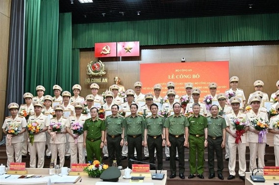 Danh sách 34 giám đốc công an các tỉnh, thành phố sau sáp nhập