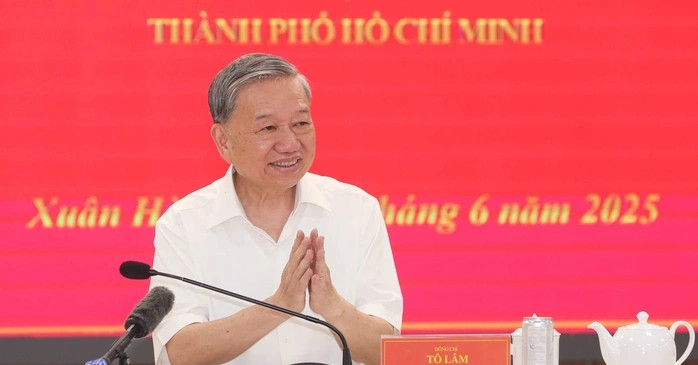 Tổng Bí thư Tô Lâm làm việc tại TPHCM