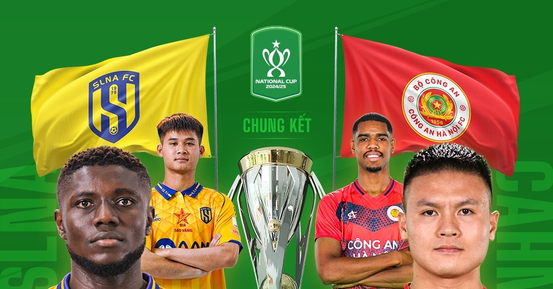 Trực tiếp bóng đá SLNA 0-0 CAHN: Rực lửa chung kết Cúp Quốc gia