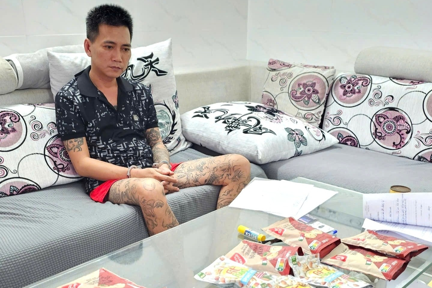 5.000 viên ma tuý tổng hợp biến hoá tinh vi thành các gói thức ăn kiêng