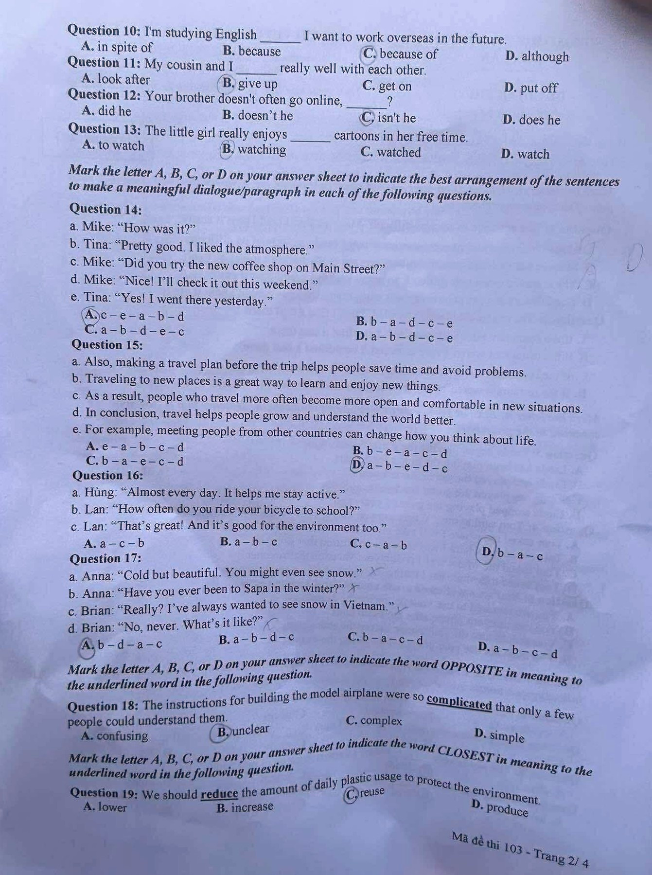 Englischprüfung für die 10. Klasse Nghe An 2.jpg