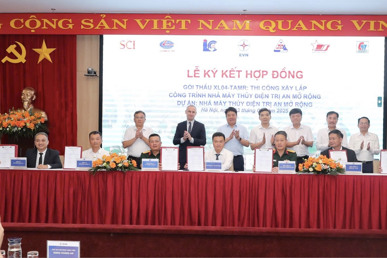 EVN ký kết hợp đồng gói thầu quy mô lớn nhất nhà máy thủy điện Trị An mở rộng