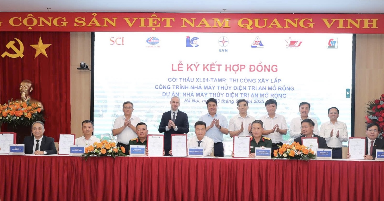 EVN ký kết hợp đồng gói thầu quy mô lớn nhất nhà máy thủy điện Trị An mở rộng