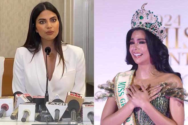 Hoa hậu Ấn Độ họp báo tố BTC cuộc thi có Thùy Tiên đăng quang lạm dụng, quấy rối