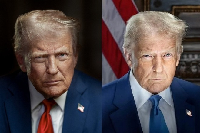 Nhà Trắng bất ngờ công bố ảnh chân dung mới của Tổng thống Trump