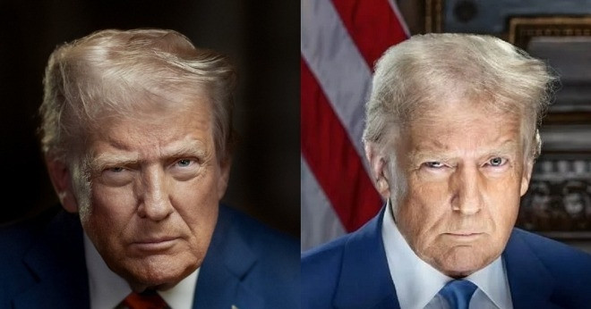 Nhà Trắng bất ngờ công bố ảnh chân dung mới của Tổng thống Trump