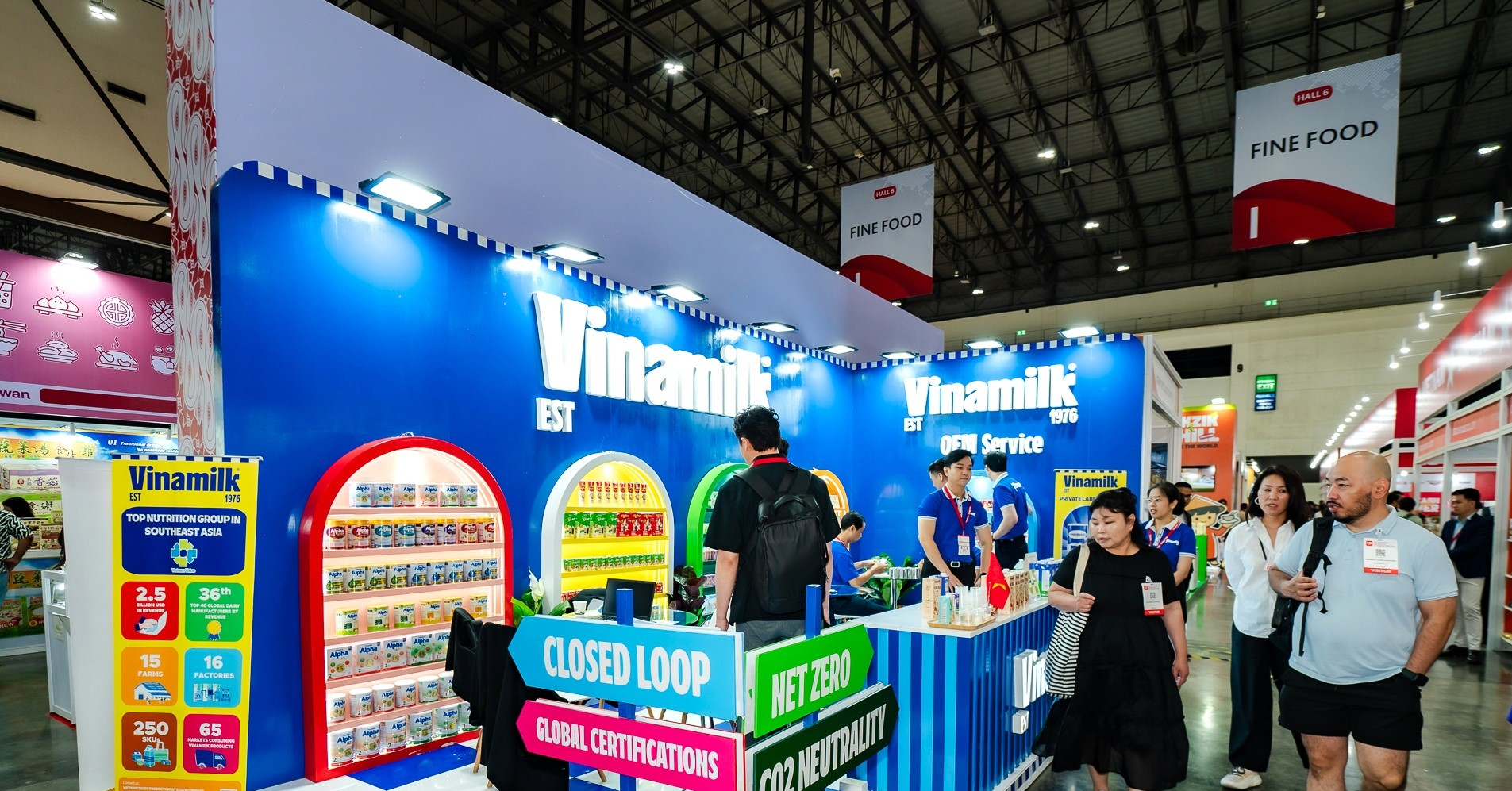 Vinamilk gây ấn tượng tại hội chợ quốc tế F&B hàng đầu châu Á
