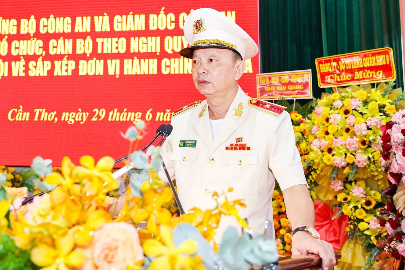 Chân dung giám đốc và 9 phó giám đốc Công an TP Cần Thơ mới