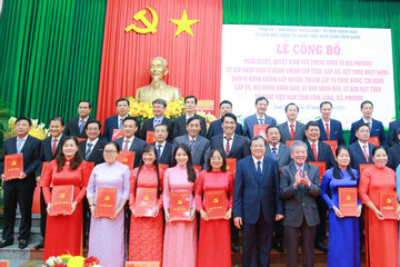Chi tiết 124 trụ sở và Bí thư, Chủ tịch xã, phường của tỉnh Vĩnh Long mới