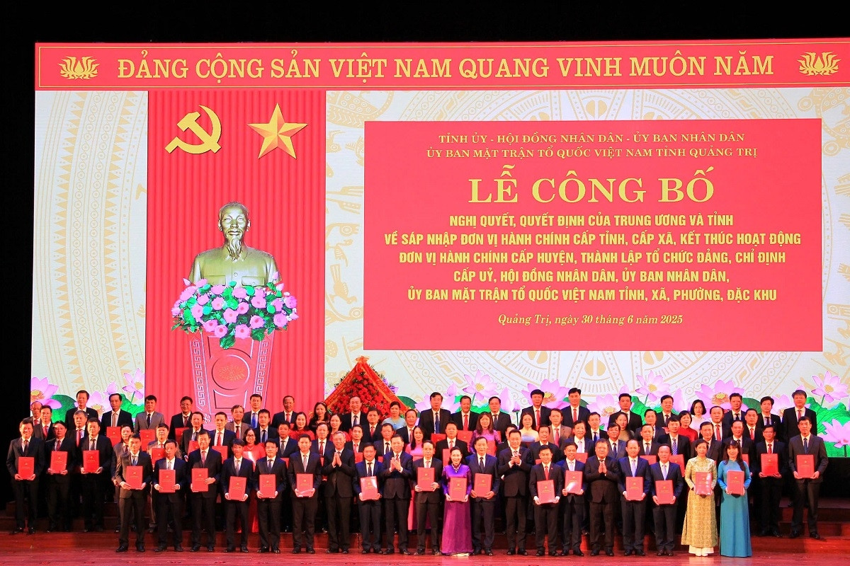 Danh sách 78 bí thư xã, phường, đặc khu mới ở Quảng Trị