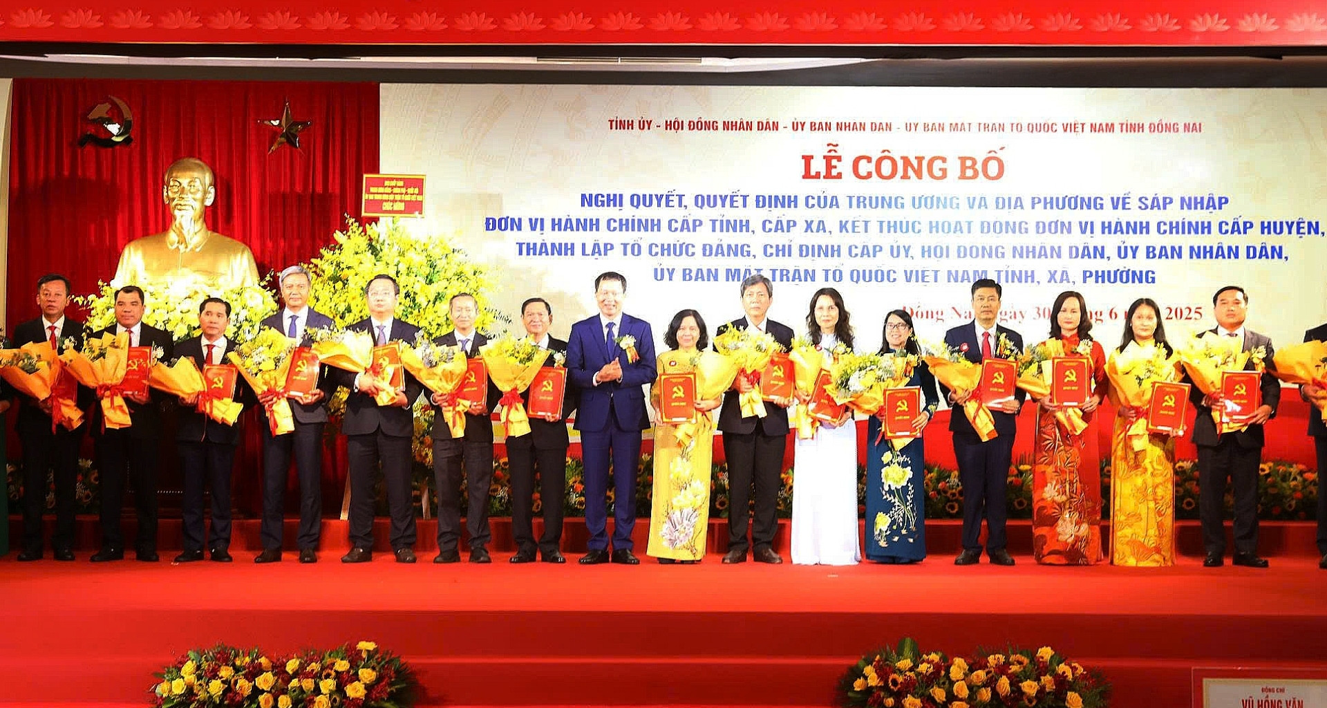 Danh sách 95 bí thư xã, phường mới ở Đồng Nai