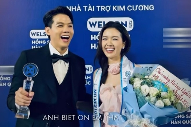Hoàng Nghĩa hết lòng vì người yêu top 10 Hoa hậu Việt Nam Mỹ Vân