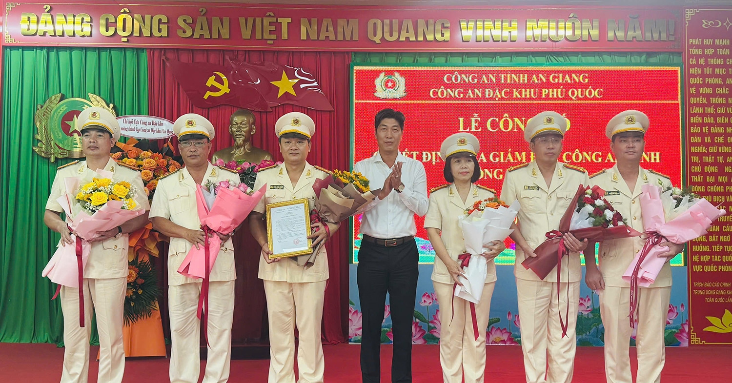 Thành lập Công an đặc khu Phú Quốc