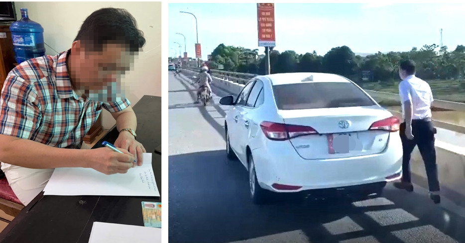 Danh tính người đàn ông đỗ xe trên cầu, vứt đồ xuống sông ở Thanh Hóa