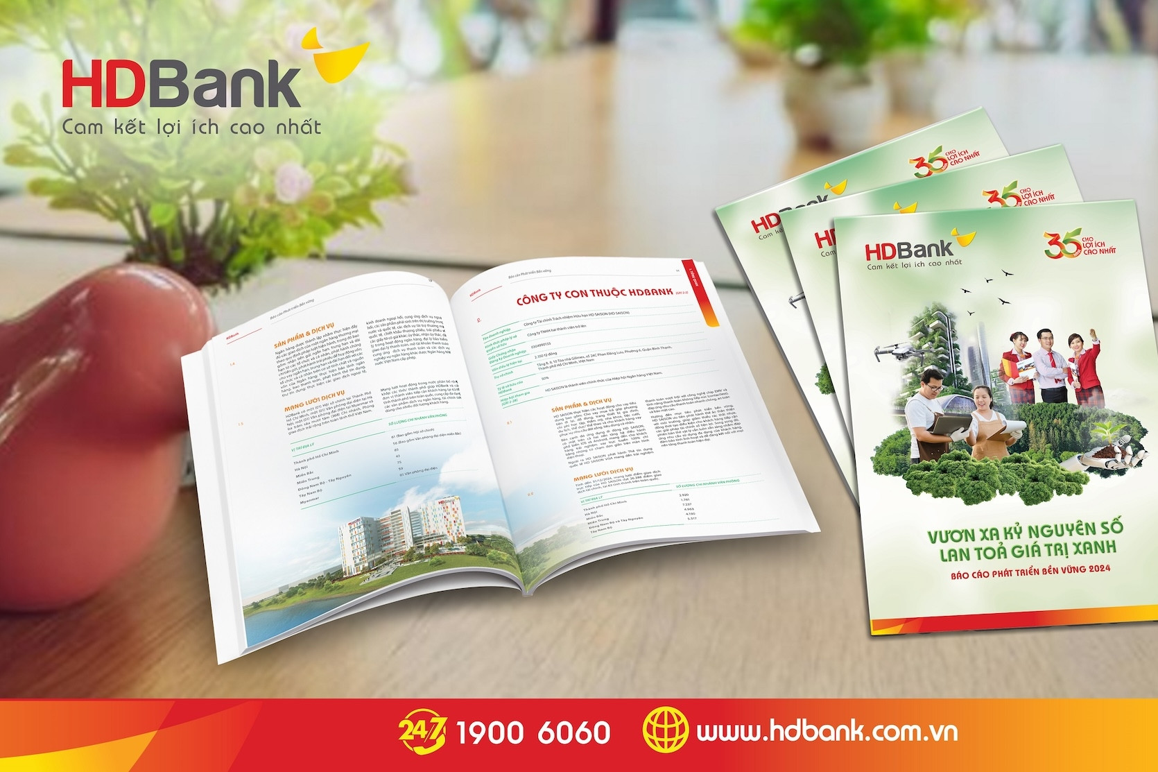HDBank công bố báo cáo Phát triển bền vững năm 2024