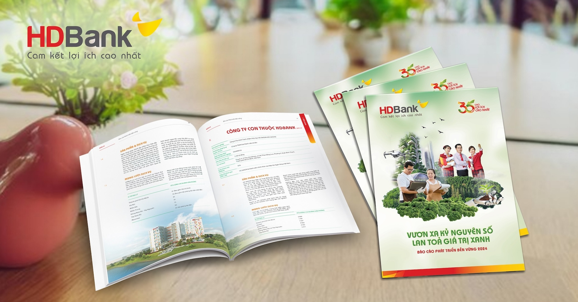 HDBank công bố báo cáo Phát triển bền vững năm 2024