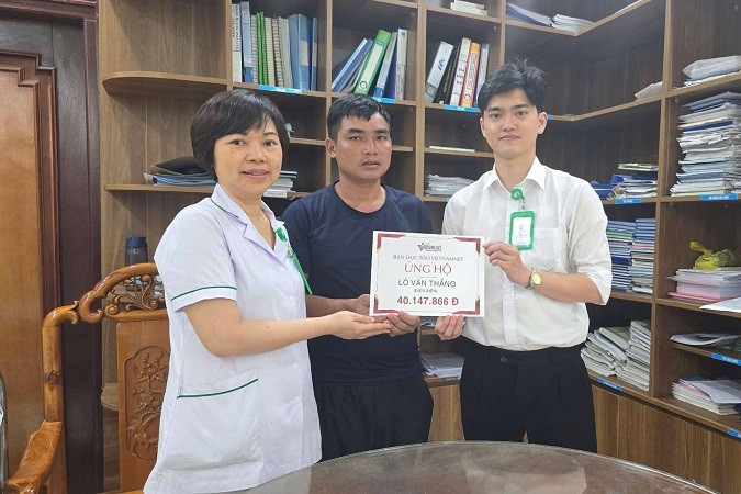 Bạn đọc giúp đỡ em Lò Văn Thắng bị tai nạn hơn 40 triệu đồng