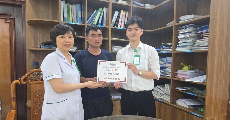 Bạn đọc giúp đỡ em Lò Văn Thắng bị tai nạn hơn 40 triệu đồng