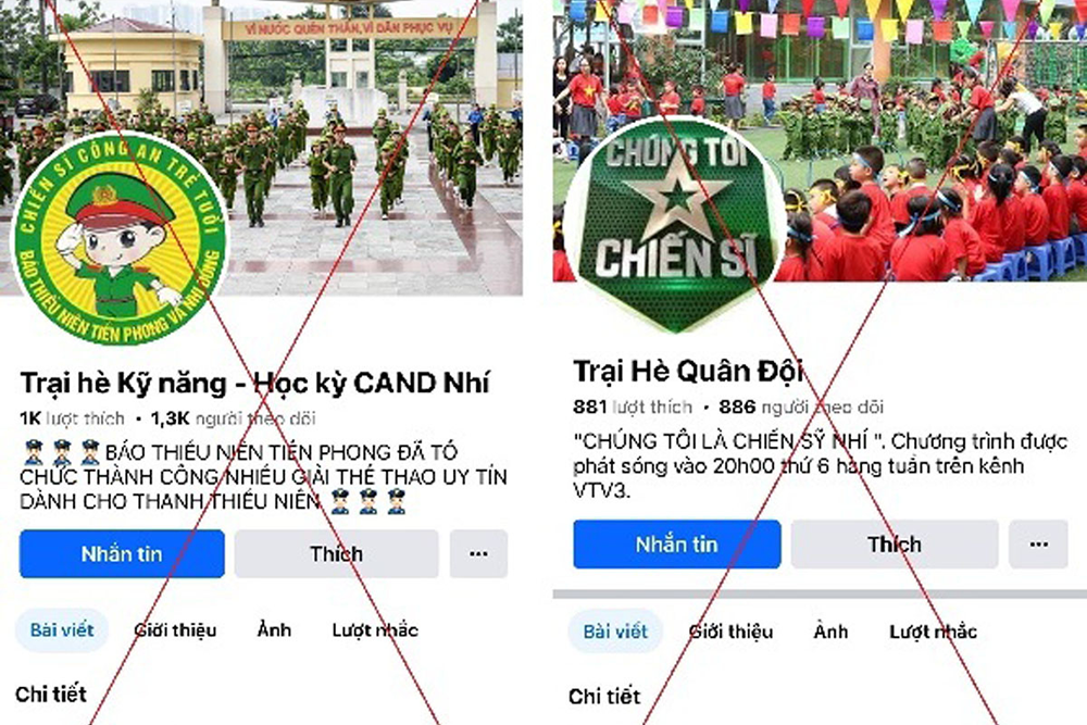 Công an TPHCM cảnh báo về trò lừa đảo gắn mác học kỳ công an, trại hè quân đội