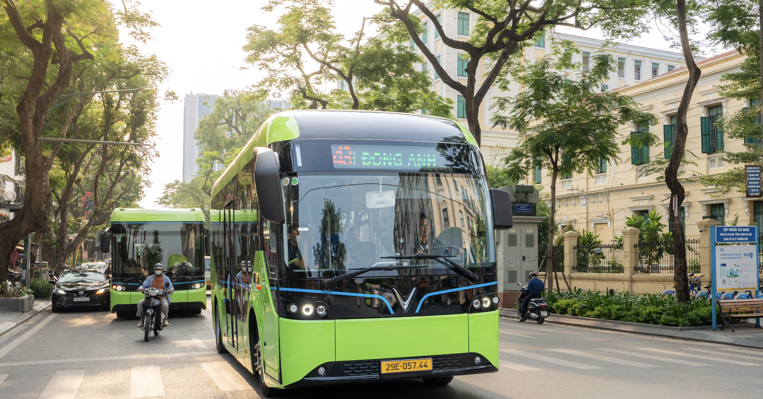 Hà Nội có thêm tuyến buýt điện số 43, kết nối 30 điểm từ trung tâm tới Đông Anh