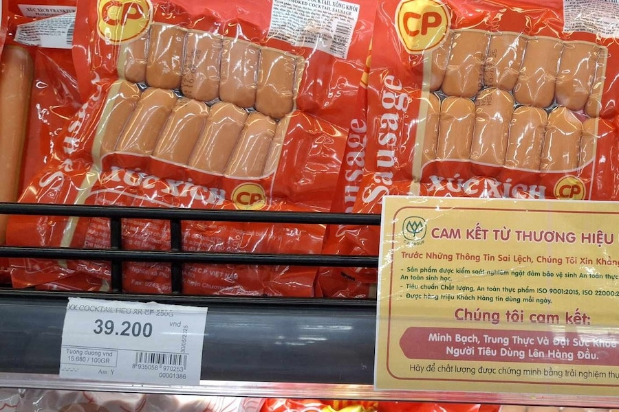 Thịt heo bị 'tố', C.P. Việt Nam làm điều chưa từng có tại các quầy hàng