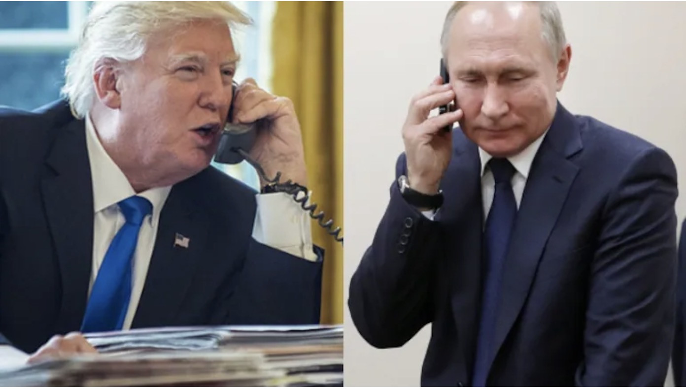 trump putin điện đàm. Ảnh: NDTV
