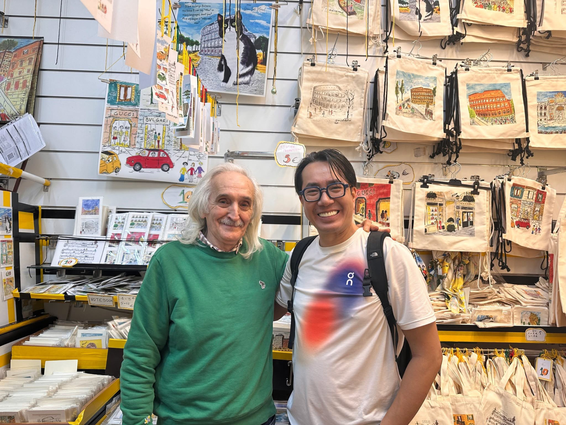 Trương Anh Ngọc gặp lại người quen tại Rome(1).jpg