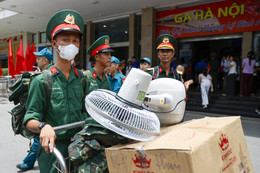 Hành trang đặc biệt chiến sĩ mang ra Thủ đô luyện tập diễu binh Quốc khánh 2/9