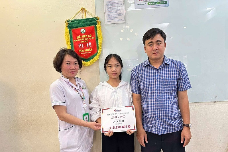 Bạn đọc giúp đỡ ông Lý A Phứ bị tai nạn nghiêm trọng hơn 115 triệu đồng