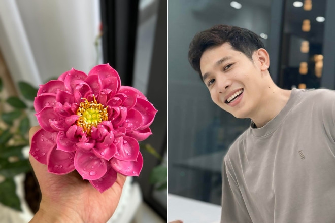 Chàng trai TPHCM bắt hoa bằng kem sống động như thật, khách không nỡ ăn