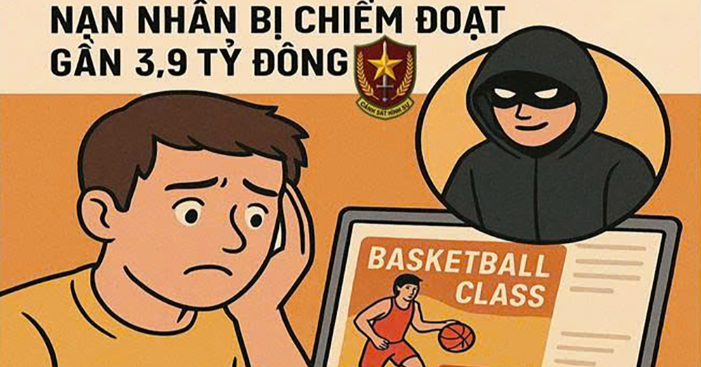 Đăng ký học bóng rổ cho con, người phụ nữ ở TPHCM bị lừa 3,9 tỷ đồng