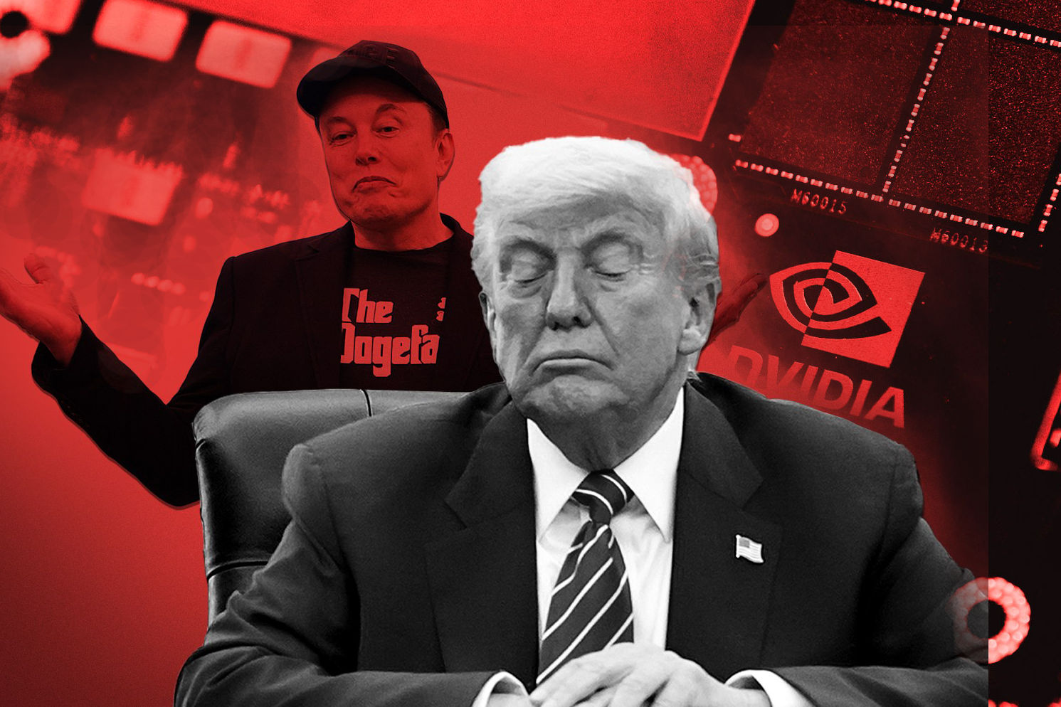 Ông Trump 'đoạn tuyệt' Elon Musk, Nvidia cay đắng 'xoá sổ' 4,5 tỷ USD