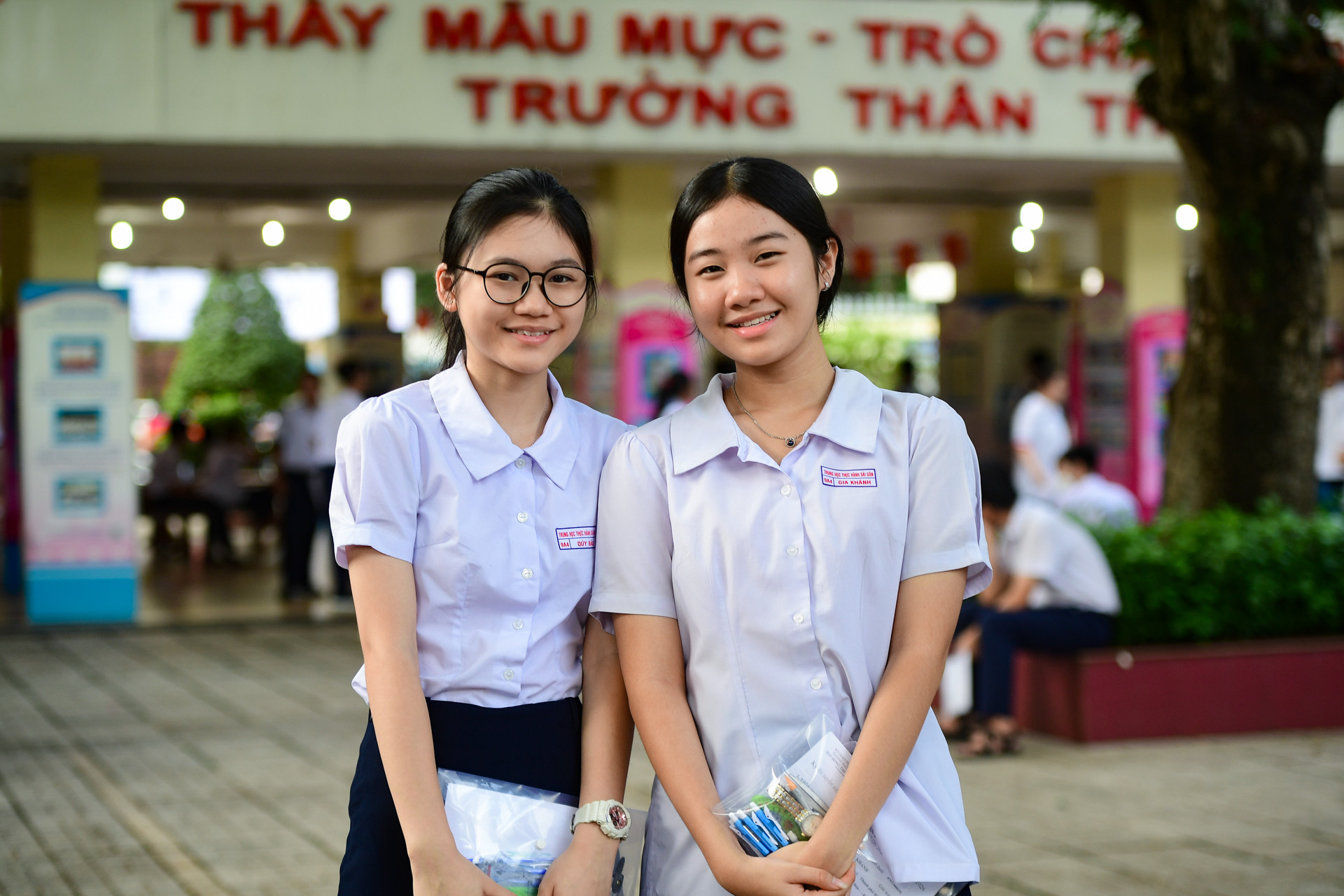 Examen d'entrée en 10e année à Hô Chi Minh-Ville Nguyen Hue 12.jpg