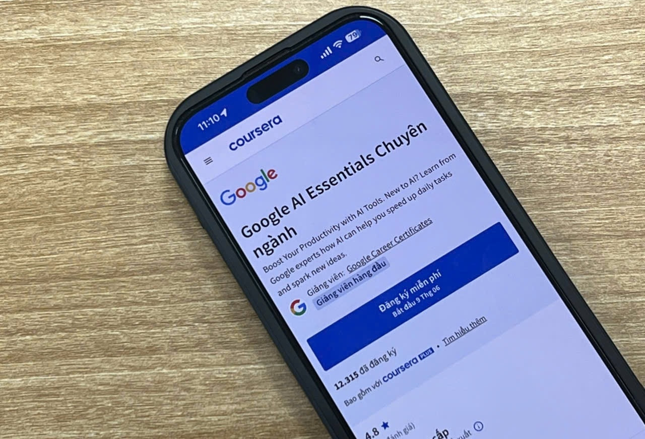 Sử dụng AI 'vèo vèo' chỉ sau 2 khóa học miễn phí của Google