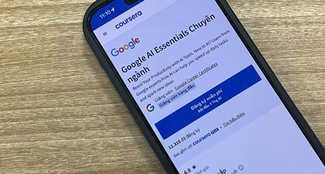 Sử dụng AI "vèo vèo" chỉ sau 2 khóa học miễn phí của Google