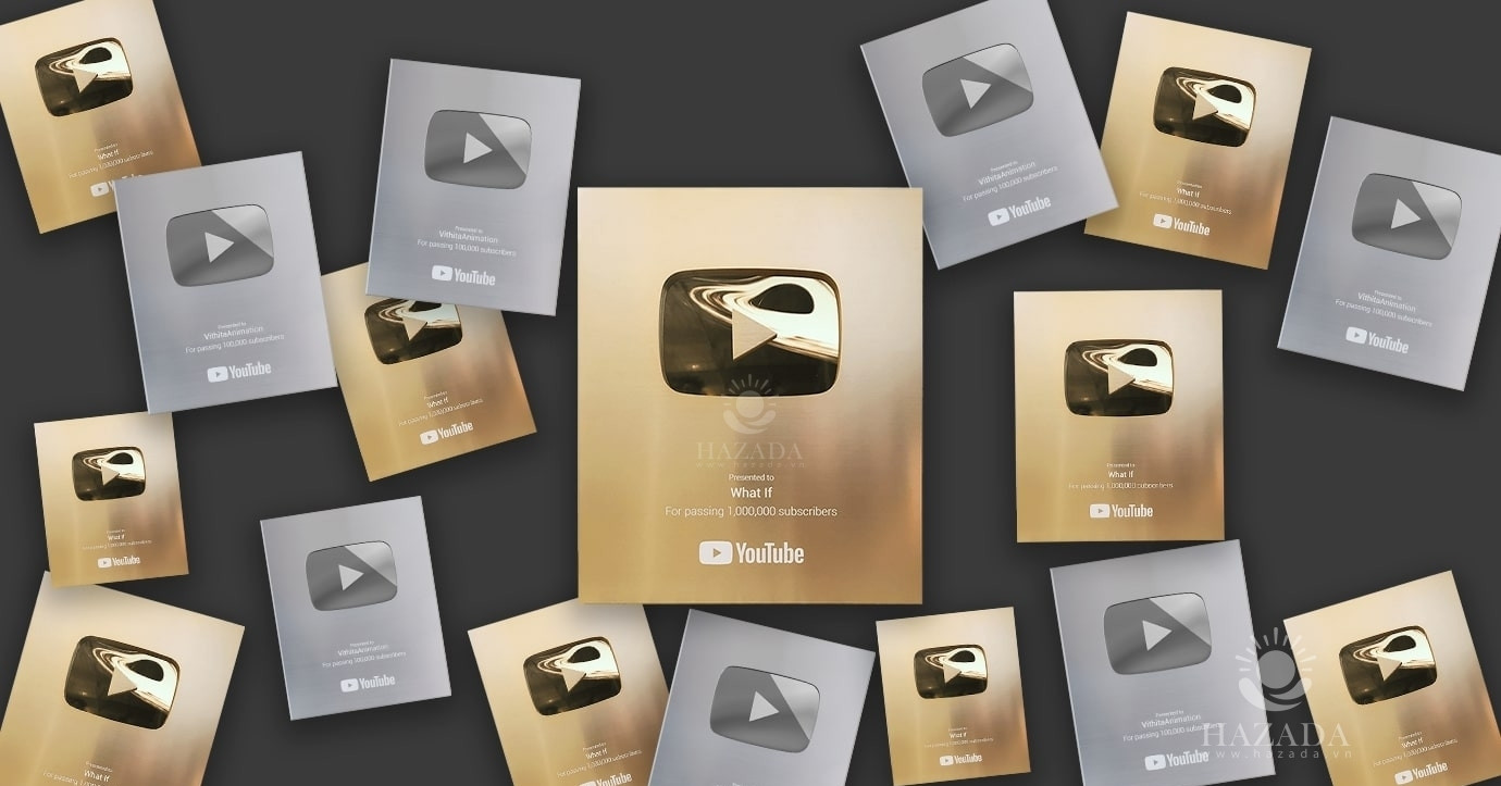 Bất ngờ với số kênh YouTube đạt nút vàng ở Việt Nam