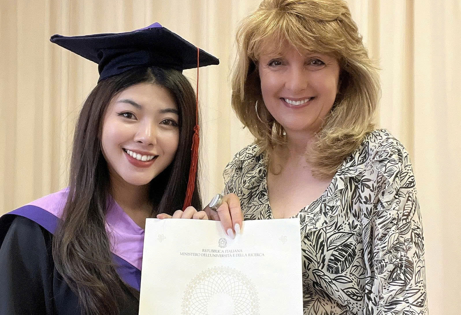Ca sĩ Việt Nam nhận bằng thạc sĩ xuất sắc ngành Thanh nhạc biểu diễn opera tại Ý