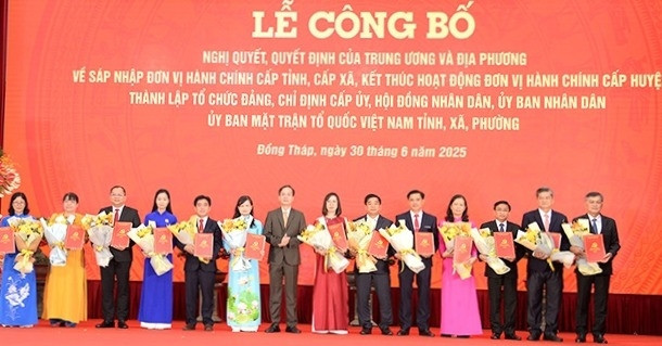 Chi tiết 102 trụ sở và danh sách Bí thư, Chủ tịch phường, xã của tỉnh Đồng Tháp