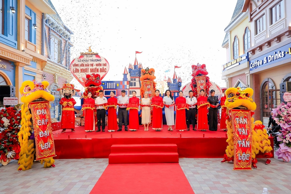 Khai trương VinWonders Vũ Yên - Công viên giải trí và vườn thú lớn nhất miền Bắc