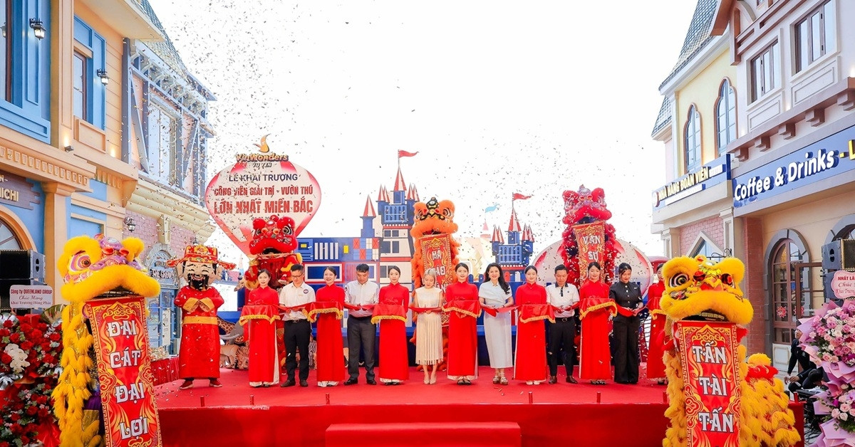 Khai trương VinWonders Vũ Yên - Công viên giải trí và vườn thú lớn nhất miền Bắc